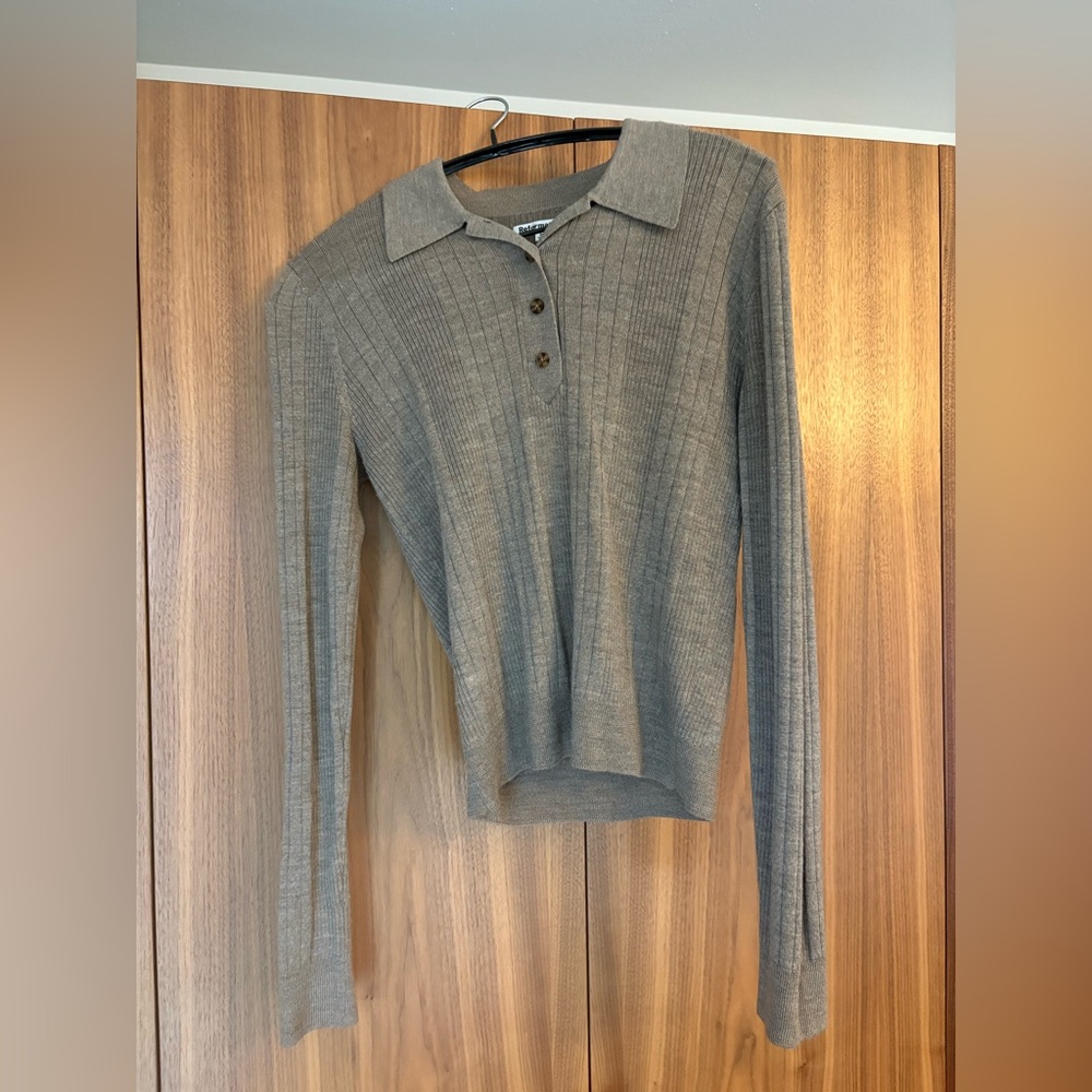 Reformation Long Sleeve Knit Top